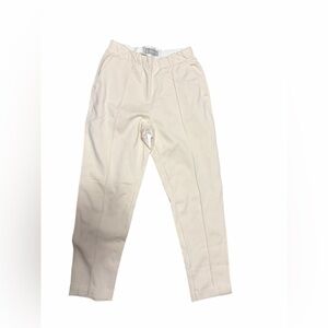 Everlane The Track Easy Pants XXS Bone Beige Pull-On Trousers Minimalist Casual